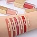 NAQIER 6pcs Matte Nude Liquid Lipstick Maquillajes Waterproof Lip Makeup for Women Long Lasting Non-Stick Cup Liquid Lip Gloss Set