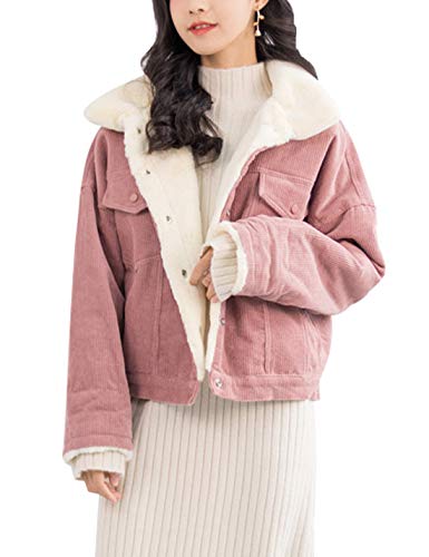 pink sherpa lined jacket
