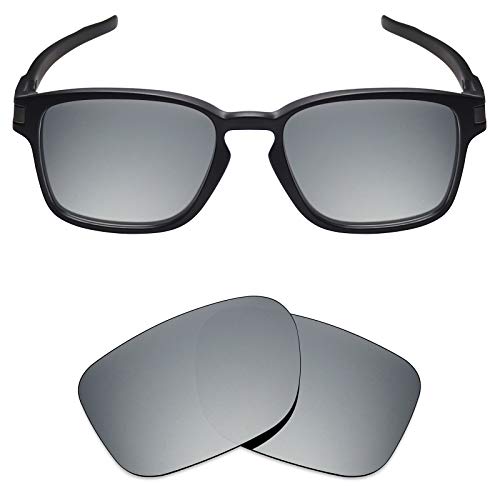 Mryok Polarized Replacement Lenses for Oakley Latch SQ - Silver Titanium