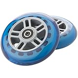 Razor Scooter Replacement Wheels Set with Bearings - Blue