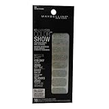 Maybelline Limited Edition Color Show Fashion Prints Mirror Effect Nail Stickers - 50 Silver Sparks