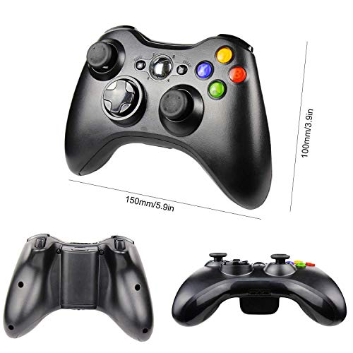 Diswoe Xbox 360 Wireless Controller, 2.4GHZ Xbox 360 Game Controller Gamepad Buttons Improved Ergonomic Design Joypad Gamepad Controller for Microsoft Xbox & Slim 360 PC Windows 7,8,10 - Thumbnail 7