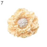 junshi11 Flower Rose Window Curtain Tieback,Curtain Holdbacks for Home Hotel Bedroom Window Decor Yellow