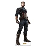 Advanced Graphics Captain America Life Size Cardboard Cutout Standup - Marvel's Avengers: Infinity War (2018 Film)