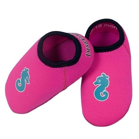 ImseVimse Supersoft Neopren Badeschuhe Baby Badeschuhe pink / Gr. 24-25 (18-24 Monate)