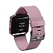 Wearable4U Fitbit Blaze Silicone Replacement Band Strap with FRAME for Fitbit Blaze (Gentle Pink w/Frame, Small)