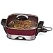 National Presto 07115 Electric Foldaway Skillet, 12-Inch, Burgundy