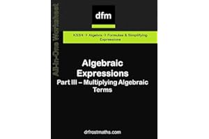 All in One Worksheet - Algebraic Expressions - Part III - Multiplying Algebraic Terms
