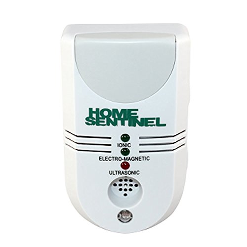 Aspectek Home Sentinel 5 in 1- Rodents Pest Control Insect and Rodent Repeller - Ultrasonic, Electromagnetic Repeller with Ionizer and Automatic Night Light