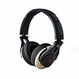 Einskey IP888 INGEL Professional Series Wired Studio Monitor Headphones with Tangle-Free Detachable Cable (Gold)