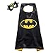 SPESS Comics Cartoon Hero 4Pcs Capes and Masks Costumes for Kids