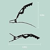 xtava Styling Hair Clips for Women - Set of 12 Professional Hair Clips with Hair Styling and Sectioning Clips - Wide Teeth & Durable for Hair Salon Quality Results - Hair Accessories for Women