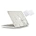RUBAN Case Compatible with MacBook Pro 13 inch 2012 2011 2010 2009 Release A1278, Plastic Hard Case Shell and Keyboard Cover for Older Version MacBook Pro 13 Inch with CD-ROM -White Marble