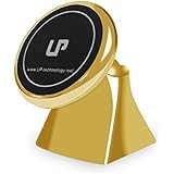 LP Magnetic Car Mount, 360 Degrees Universal Magnetic Car Mount Holder (Gold)