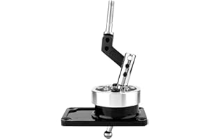 Short Shifter T5, CNC Aluminum Alloy Car Short Throw Gear Shifter Lever for T5 (Black)