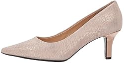 Trotters Women's Noelle Pump, Tan Metallic, 6.0 N US