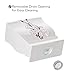 Creative Scents Vanda Bathroom Set - Cherry Blossom White Bathroom Accessories Set - 4 Piece Floral Bathroom Soap Dispenser Set Includes: Lotion Dispenser, Toothbrush Holder, Tumbler & Soap Dish