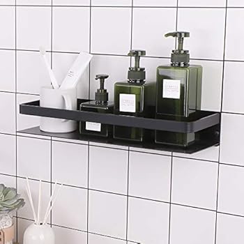 KES Bathroom Shelf Aluminum Shower Shelf with Railing 15.7 ...