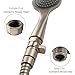 Shower Valve, Aomasi Brass Construction Water Flow Restrictor High Pressure Controller Universal Handheld Shower Hose Bidet Sprayer Switch with Lever Handle Brushed Nickel