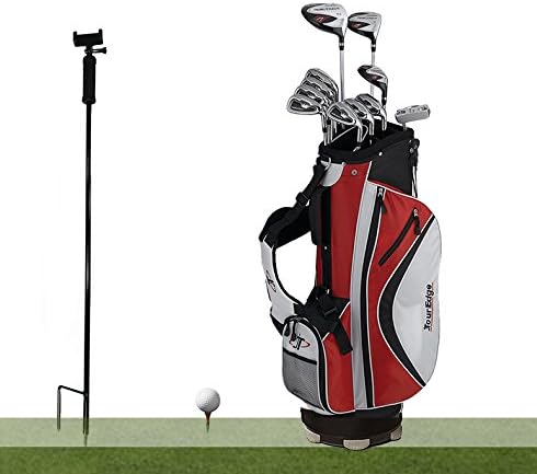 Golf Gadgets | Golf Bag Video Recording System Using Your Phone. Capture Footage on the Course or Range. Made in USA. (Ground Stake)