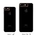 EasyAcc iPhone 7 / iPhone 8 Premium PU Leather View Flip Case Cover Folio with View Window / Stand / Skin Pouch Pocket for iPhone 7 / iPhone 8 (Black, Slim)