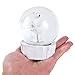 WOBAOS Snow Globe crafts- Sculptured Resin Water Ball - Christmas Valentine's day birthday holiday new year's gift (Diameter 80mm, White)