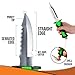 Stainless Steel Scuba Diving Knife with Leg Strap Sheath, Ergonomic Tactical Dive Knife 9 x 1.6” for Snorkeling Survival Spearfishing with Double Edge Sharp Blade and Lock Release Button