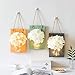 HABOM Mason Jar Sconce Home Wall Decor, Rustic Hanging Jar Sconce with LED Fairy Lights and Silk Hydrangea Flowers Farmhouse Wall Decoration (Set of 2)