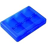 Gam3Gear 28 in 1 Game Card Memory Card Stylus Storage Case for Nintendo 3DS 3DS XL Blue