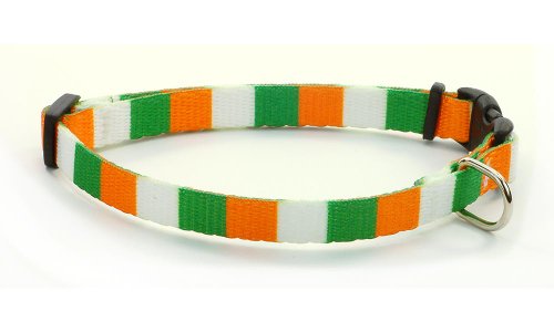 Extra Small Irish Flag Dog Collar by PatriaPet