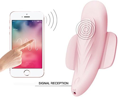 Wireless 12 Frequency Phone App Control Bluetooth Invisible Pink Panties,Waterproof Intimate Relaxation Viberate Relaxation Massager