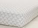 Just Born 100% Cotton Fitted Crib Sheets, Gray/White Elephants