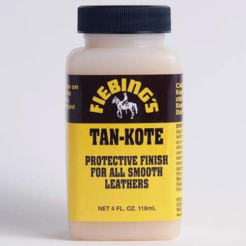 Fiebing's Tan Kote 4 Oz Leather Protection Moisture Resistent Finish 2220-01 by Fiebing