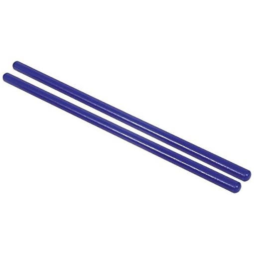 Plain Rhythm stick 14" Blue 1 Pair