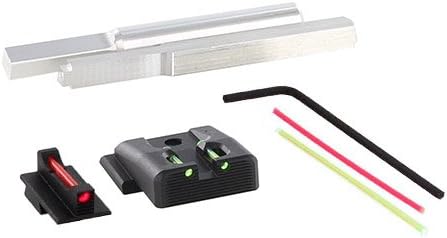 Dawson Precision S&amp;W M&amp;P Fixed Carry Sight Set - Fiber Optic Rear &amp; Fiber Optic Front