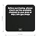 AUKEY HDTV Antenna, Amplified Indoor Digital TV Antenna with In-line Amplifier Signal Booster and 9.8ft Coax Cable for HDTVs (Black)
