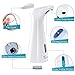 TESECU Automatic Soap Dispenser Touchless Foaming Soap Dispenser Bath Kitchen Countertop Soap Dispenser with Infrared Motion Sensor, Waterproof, White 350ml