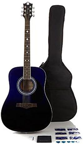 Randy Jackson Studio Series Ombre Acoustic 15-piece Guitar Package - Randy Blue