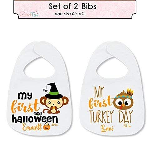 my first halloween bib