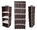 Juvale Hanging Closet Organizer Set - Includes Hanging 4-Shelf, 6-Shelf and 20 Pocket Shoe Storage Set - Space Saving Design for Bedroom Closet Organization - Store Clothes & Shoes -3 Piece Set