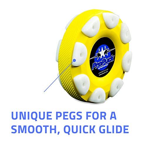 Proguard Sports Roller Hockey Puck, ProPuck Hockey Puck with Wheels and