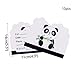Child's Panda-Monium Birthday Party Supplies Pack Includes: Dessert Plates,Cups,Pennant Garland,Inviting cards,Straws,Napkins and Tablecloth Decorations