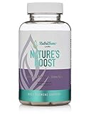 Nature's Boost - Vegan Testosterone Booster and Stress Relief Supplement for Improved Stamina, Performance, and Anxiety with Clinically Proven LJ00® and KSM-66 Ashwagandha®- 60 Veggie Capsules