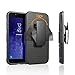 Designed for Samsung Galaxy J3 2018, J3V J3 V 3rd Gen,Express Prime 3, J3 Star, J3 Achieve, Amp Prime 3 Phone Case, Heavy Duty Shock Absorption Rugged Case Magnetic Ring Phone Case(Black)
