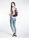 ECOSUSI Women Daypack Outdoor Sling Chest Bag Small Nylon Backpacks for College Girls Fashion Travel Bag, Purple