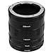 Fotodiox Macro Extension Tube Set Compatible with Nikon F Mount Cameras for Extreme Close-up Photography