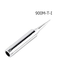 OSOF 5 Piezas 900M T B + 5 Piezas 900M T I Soldador sin plomo Puntas de hierro de repuesto para Hakko, Radio, Shack, TENMA, ATTEN, Rápido, Aoyue, Yihua Soldering Station y más herramienta