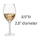 LA JOLIE MUSE Wine Glasses 4 Pack Glassware Set, Gold Plated Premium Drinkware Toasting Glasses, Holiday Party Gifts