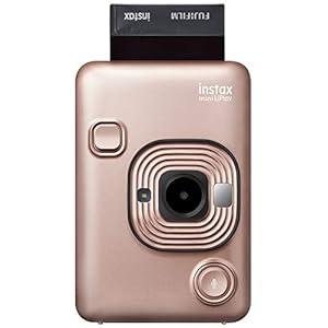 Fujifilm Instax Mini Liplay Hybrid Instant Camera – Blush Gold