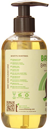 Little Twig All Natural Extra Mild Organic Baby Wash, Unscented, 8.5 Fluid Oz